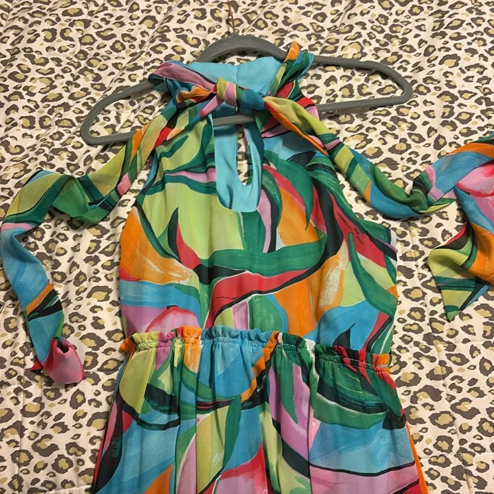Nicole Miller Multicolor Maxi Dress - Picture 6 of 11